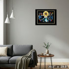 The Tragically Hip Career Collage with Guitar Picks - Impression encadree - 39" x 29"-Prêt à accrocher - livré entièrement assemblé