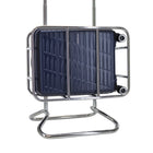 American Tourister - Surftime Valise de Cabine Spinner - bleu métallique-La poignée de transport supérieure rétractable reste près de la valise pour la protéger contre les dommages.