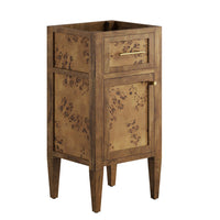 Modway - Elysian 18" Armoire de toilette de salle de bain (lavabo non inclus) - Brown-Vanité de salle de bain moderne