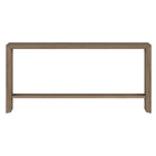 Hudson&Canal - Console Osman 64" L - Chêne gris vieilli-La table est fabriquée à partir de matériaux MDF de haute qualité et durables