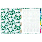 Emily Ley - Simplified Agenda scolaire hebdomadaire/mensuel 2026-2027 - 11 po H x 9 po l - Savannah Blooms - bilingue-Couverture en poly durable ornée d’un motif floral, avec étiquette de date estampée à chaud en feuille d’or