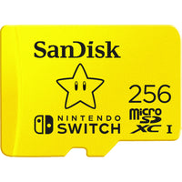 Sandisk - Carte mémoire pour Nintendo Switch - 256 Go-Licence Nintendo pour les consoles Nintendo Switch