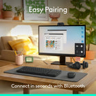 Logitech - K250 clavier sans fil compact -  Graphite-Durable et fiable: conçu pour la qualité, le clavier K250 offre des touches durables et une conception résistante aux éclaboussures (2)	