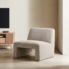 Modway - Amita Chenille Rembourré Chaise d’accent - Kaki-Rembourrage en mousse dense