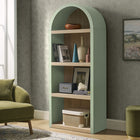 Modway - Caleb 4e Étagère Arqué Vitrine - Sauge-Capacité d’étagère de 99 lb
