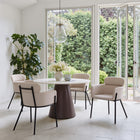 Zuo - Bremor Chaise de salle à manger - Beige - Ensemble de 2-Supporte jusqu'à 250 lb