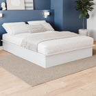 Nexera - Lit plateforme Valere Queen, Blanc-6