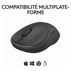 Logitech - M240 Silent Souris sans fil - Graphite-Fonctionne sur plusieurs plateformes : Compatibilité parfaite avec les systèmes d’exploitation Windows, macOS, Linux, ChromeOS, iPadOS et Android ; ce produit est aussi certifié Works with Chromebook.