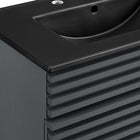 Modway - Render 30" Vanette de salle de bain - Gris Noir-Assemblée requise