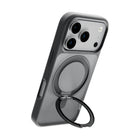 TUFF8 - Étui Glide360 Mag Noir Fumé iPhone 17 Pro-Améliorer la prise : agit comme un anneau pour une meilleure prise et maintien