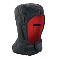 Ergodyne - Coiffe d'hiver résistantes à la flamme et aux étincelles de l'arc électrique - Doublure de molleton - Taille unique - Noir - Paquet de 3 -Poches internes pouvant contenir des coussins chauffants pour chaleur additionnelle