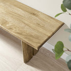 Modway - Amistad 58" Bois Banc - Chêne-5