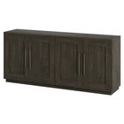 Hudson&Canal - Buffet rectangulaire Tillman 68 po couleur aulne brun-Le plateau supérieur supporte un poids maximal de 34 kg (75 lb), et chaque étagère de l'espace de rangement intérieur peut contenir jusqu'à 9 kg (20 lb)