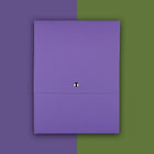 JAM Paper - Portefeuille vertical à fermeture pression - 12 1/8 x 9 x 1/2 - Kraft violet-Ces portefeuilles disposent d'une fermeture à pression, gardant vos objets en sécurité, vous permettant de les récupérer en un clin d'œil