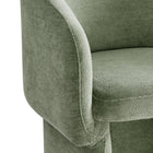 Modway - Verity Barrel Back Chenille Fauteuil à manger - Sage-10
