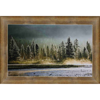 Frameworth - Andrew Collett Spirit of Our Land - impression d'art encadree - 34 po l x 28 po H-Reproduction de qualite superieure de Spirit of Our Land par Andrew Collett sur papier de qualite
