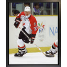 Frameworth - Wayne Gretzky serie classique 1998 Olympiques - toile encadree - 18.5" x 22.5"-Toile de hockey Equipe Canada sous licence officielle mettant en vedette Wayne Gretzky aux Jeux olympiques de Nagano 1998