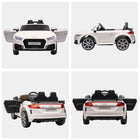 Aosom - Voiture électrique pour enfants homologuée - véhicule à batterie 6v - blanc-Moteur 6V pour une conduite puissante et une charge complète pour 40 minutes de jeu continu 