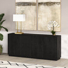 Hudson&Canal - Table buffet Alston 68" L - Grain noir-Caractéristiques assemblage facile