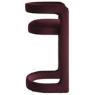 Modway - Winslow Performance Velvet Tabouret de bar - Mûrier-Rembourrage en mousse dense