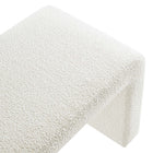 Modway - Simba Tissu Boucle Banc long de la chute d’eau - Ivoire-8