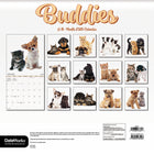 DateWorks - 2026 Calendrier Mural 16 Mois - 12 po x 12 po - Amis - Anglais -13 images de haute qualité imprimées sur du papier Premium