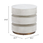 Zuo - Laha Table d’appoint - Chêne blanc-6