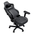 AndaSeat - Chaise de jeu Kaiser 4 XL Premium - Noir élégant-Dossier, base de siège, coussin de tête magnétique, empattement, mécanisme d'inclinaison multifonction, caches latéraux magnétiques x 2, roulettes x 5, vis M8 x 6, vis à métaux x 2, piston à gaz, manchon de piston, levier de réglage de l'inclinaison en hauteur, levier de verrouillage de l'inclinaison, capuchon de sécurité, longue clé Allen