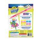 Crayola - Marqueurs rétractables Clicks - Néon - Paquet de 10-ENCRE DURABLE : L'encre durable résiste au dessèchement et permet des heures de créativité. Idéal pour les projets scolaires, le griffonnage à la maison ou toute autre activité créative