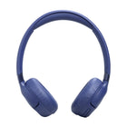 JBL - Tune 680NC Casque supra‑auriculaire sans fil avec réduction de bruit - Bleu-Léger, confortable et pliable