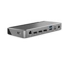 ALOGIC - Station d'accueil universelle DX3 pour triple écran 4K - avec alimentation 100 W-Offre une connectivité pour les périphériques standard, notamment la prise audio/microphone et les accessoires USB