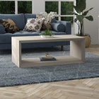 Hudson&Canal - Table basse rectangulaire Osmond 48" L - Blanc aulne-Caractéristiques assemblage facile