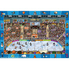Eurographics - Casse-tête cherche et trouve hockey - 100 pièces-Panneau bleu européen