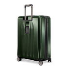 Ricardo Beverly Hills - Montecito 2.0 Moyen Valise Rigide de 25 po - port USB - Vert Foncé-Roues doubles à 360° encastrées pour plus de stabilité - Assurent un roulement fluide et un meilleur équilibre, tout en aidant à protéger les roues contre les chocs