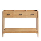 Modway - Zaire 48" compatible avec un seul évier Armoire de toilette de salle de bain (lavabo non inclus) - Naturel-9