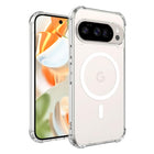 Blu Element - Étui Robuste DropZone avec Magnets Clear pour Google Pixel 10/10 Pro-Coins renforcés avec technologie AirPockets absorbant les chocs
