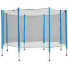 Soozier - Filet de sécurité pour trampoline 12 pi avec 8 poteaux-Enceinte de sécurité uniquement, trampoline non inclus