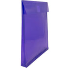 Jam Paper - Plastic Enveloppes avec fermeture VELCRO - 1" Extension - Lettre - 9 3/4" x 11 3/4" - Violet - 12 Paquet (118V1PU)-Quantité : 12 enveloppes par paquet