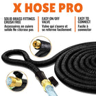 Big Boss - Tuyau d’arrosage extensible XHose Pro - Robuste et flexible - 75 pi-Tuyau Extensible - les avantages d’un tuyau extensible sont le faible encombrement qu’il prend lorsqu’il n’est pas utilisé. Le tuyau rétrécit à un tiers de sa longueur lorsqu’il n’est pas utilisé et une fois connecté à la source d’eau, les tuyaux se dilatent à pleine longueur pour une performance maximale