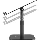 Fellowes - Support pour ordinateur portable d'bureau Alumia - Noir-Plateforme inclinable réglable pour optimiser le positionnement de l'écran, idéale pour les ordinateurs portables/MacBooks à ouverture restreinte