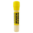JAM Paper - Team Spirit Marqueurs de fenêtre – Encre lavable pour fenêtres de voiture/maison – Jaune-Taille du marqueur : 5 pouces | Astuce : 1 pouce de diamètre