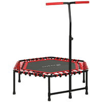 Soozier - Trampoline de rebond 45 po pour adulte, rouge-La lumière du trampoline propose 12 couleurs et 8 effets dynamiques 