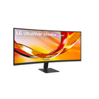 LG - Moniteur incurvé ultra-large LG 34U601B-B 34 pouces - noir-Son design UltraWide élégant et moderne, associé à un pied robuste, lui confère une allure sobre et professionnelle, idéale pour les bureaux minimalistes, les espaces de travail à domicile et les environnements multitâches