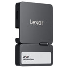 Lexar - SSD portable Professional Go avec Hub - 2 To - Noir-Capturez de superbes séquences Apple ProRes et stockez-les en toute simplicité
