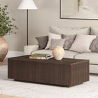 Hudson&Canal - Table basse rectangulaire Reyes 48" L - Brun aulne-Nettoyer avec un chiffon doux et sec, sans produits chimiques agressifs ni produits de nettoyage abrasifs