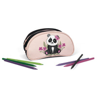 Louis Garneau - Coffre Crayons Demi Lune 2 Compartiments - Panda-Coffre a crayons