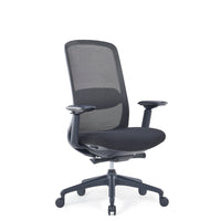 Ceha - ARES Chaise de bureau - noir-Accoudoirs 4D pour un soutien complet et réglable des coudes