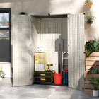 Outsunny - Coffre de rangement d'extérieur Outsunny 368 gallons-Les panneaux en plastique garantissent une durabilité étanche pour une utilisation à long terme