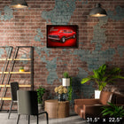 Camaro par Michael Fishel - Toile encadree - 31" x 22"-Reproduction de qualité muséale aux couleurs éclatantes