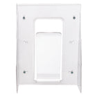 Deflecto - Présentoir mural pour magazines Stand-Tall - 1 compartiment - Format magazine - transparent-Polycarbonate transparent